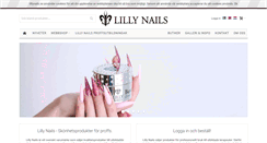 Desktop Screenshot of lillynails.se