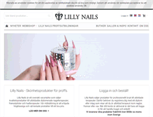 Tablet Screenshot of lillynails.se